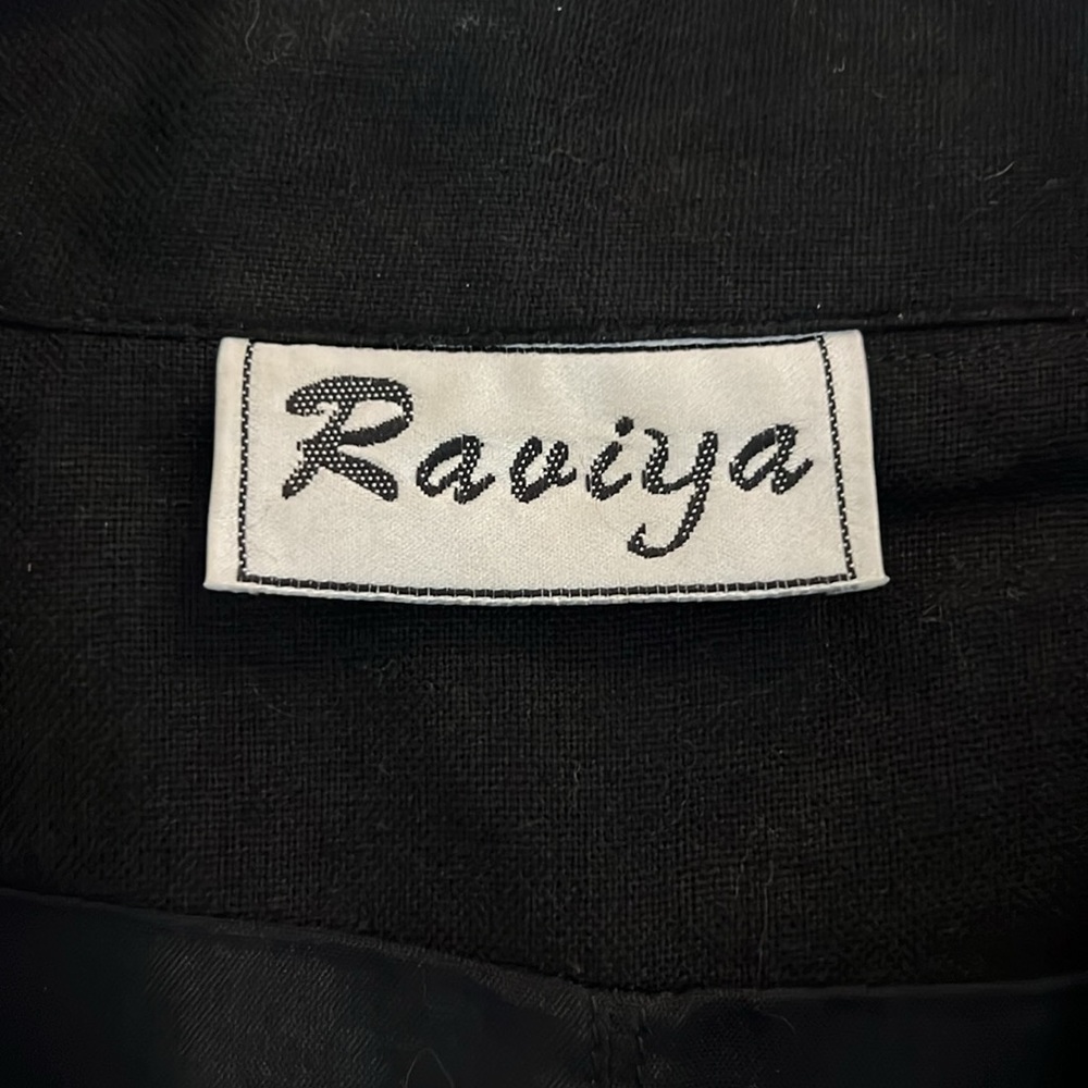 Vintage Raviya Linen African Giraffe Jacket - Picture 5 of 14